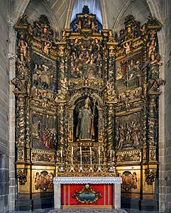 Barcelona Cathedral Interior - Chapel of Severus of Barcelona by Francesc Santacruz