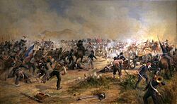 Archivo:Batalla de Maipú de Pedro Subercaseaux