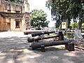 Cañones que formaron parte de la artilleria patriota