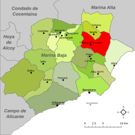 Callosa de Ensarriá-Mapa de la Marina Baja.svg