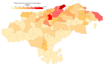 Cantabria Poblacion 2018