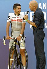 Archivo:Carlos Sastre Tour 2010 team presentation