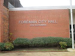 City Hall in Foreman, AR IMG 8494.JPG