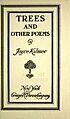 Cover kilmer 1914 trees and other poems