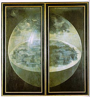 Archivo:Hieronymus Bosch - The Garden of Earthly Delights - The exterior (shutters)