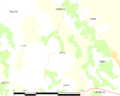 Map commune FR insee code 64077