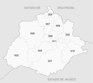 Archivo:Municipios de Aguascalientes