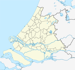Delft ubicada en Holanda Meridional