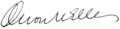 Orson Welles signature