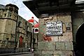 Placa que consigna escritura de Los Sentimientos de La Nación en Oaxaca