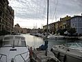 Port Saplaya. Puerto desde la Plaça de la Senyoria
