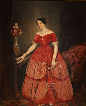 Archivo:Retrato de Manuelita Rosas - Prilidiano Pueyrredón