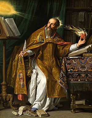 Archivo:Saint Augustine by Philippe de Champaigne