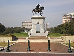 Archivo:Sam Houston monument, Hermann Park