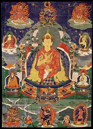 Archivo:Sanggye Lingpa (1705-1735). Tibet, 19th century, Rubin Museum of Art.