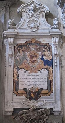 Santa maria del popolo, monum a maria eleonora boncompagni ludovisi, 02.JPG