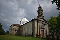 Santuario de Santa Eufemia e San Mateo de Vilouchada, Trazo.jpg