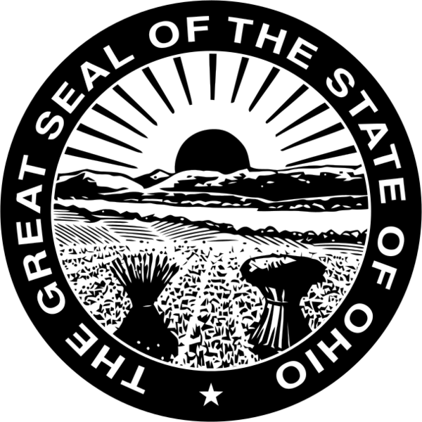 Seal of Ohio (B&W)