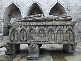 Sepulcro de los Téllez de Meneses, Monasterio de Santa María de Palazuelos (Corcos del Valle)