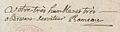 Signature of Jean-Philippe Rameau (1754) (cropped)