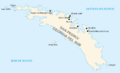 South georgia Islands map-es