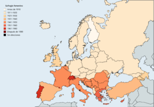 Archivo:Sufragio Femenino en Europa por año