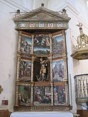 Archivo:Ventosa de la Cuesta, retablo San Miguel