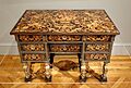 Writing desk, Pierre Gole, Paris, c. 1680, ebony, rosewood, fruitwoods, gilt wood, pewter, brass - California Palace of the Legion of Honor - DSC07729