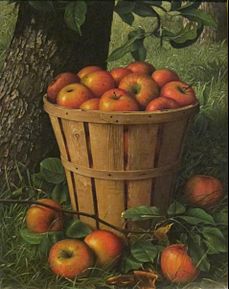 Archivo:'Basket of Apples' by Levi Wells Prentice, Dayton Art Institute