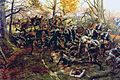 2nd Ox & Bucks, Nonne Bosschen, defeating the Prussian Guard 1914 by W.B. Wollen