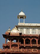 Akbar's Tomb complex, showing the chhatris on three levels