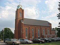 All Saints Catholic Church at New Riegel, northern side.jpg