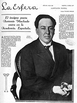 Archivo:Antonio Machado académico La Esfera 1927