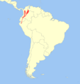 Aotus lemurinus distribution