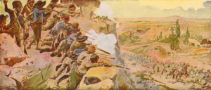 Archivo:As Guerrilhas na Guerra Peninsular (Roque Gameiro, Quadros da História de Portugal, 1917)