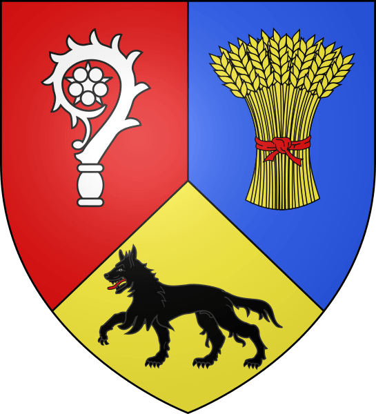 Blason ville fr Labescau (Gironde)