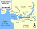 Carte baie Burrard