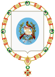 Archivo:Coat of Arms of Jorge Ubico Castañeda (Order of Isabella the Catholic)