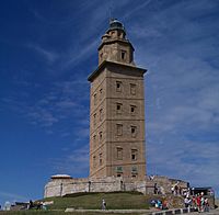 Archivo:Faro Torre Hércules La Coruña Galicia España