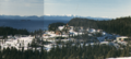 Hobart bay from above