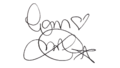 Larissa Manoela signature (assinatura)