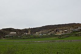 Vista del pueblo de Latrás.