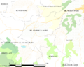 Map commune FR insee code 11032