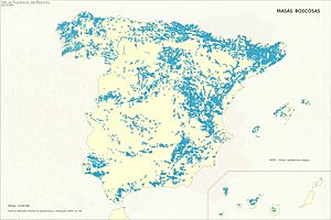 Archivo:Masas Boscosas en España - Forests in Spain