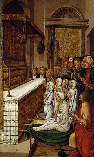 Archivo:Pere Gascó - Six Resurrections before the Relics of Saint Stephen - Google Art Project