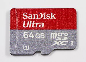 Archivo:Sandisk microSDXC 64GB Ultra