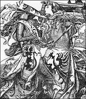 Archivo:Sir Kay breaketh his sword