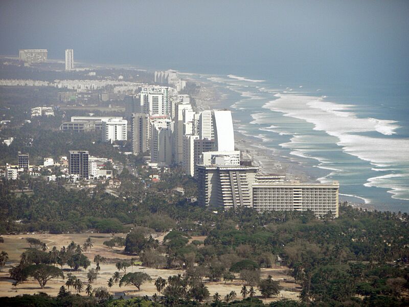 Skyscrapers in Acapulco Diamante