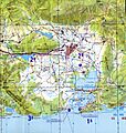 A CIA map of the guantanamo region, as of 1996