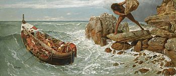 Archivo:Arnold Böcklin - Odysseus and Polyphemus